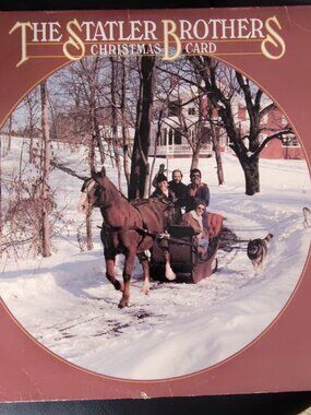 The Statler Brothers Christmas Card 12" Vinyl Record Album LP 1978
